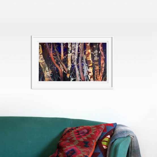 "Vision", digital screen print by Swedish artist Roger Metto
