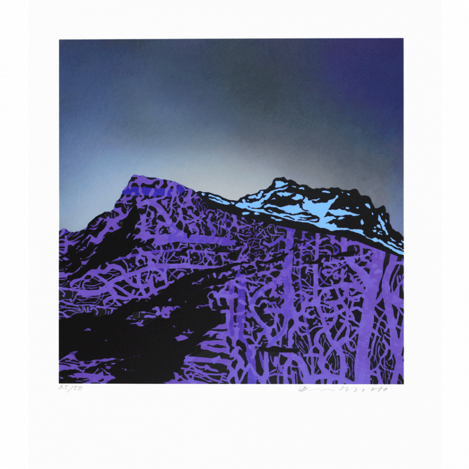 "Tuolpagorni", digital screen print by Swedish artist Roger Metto