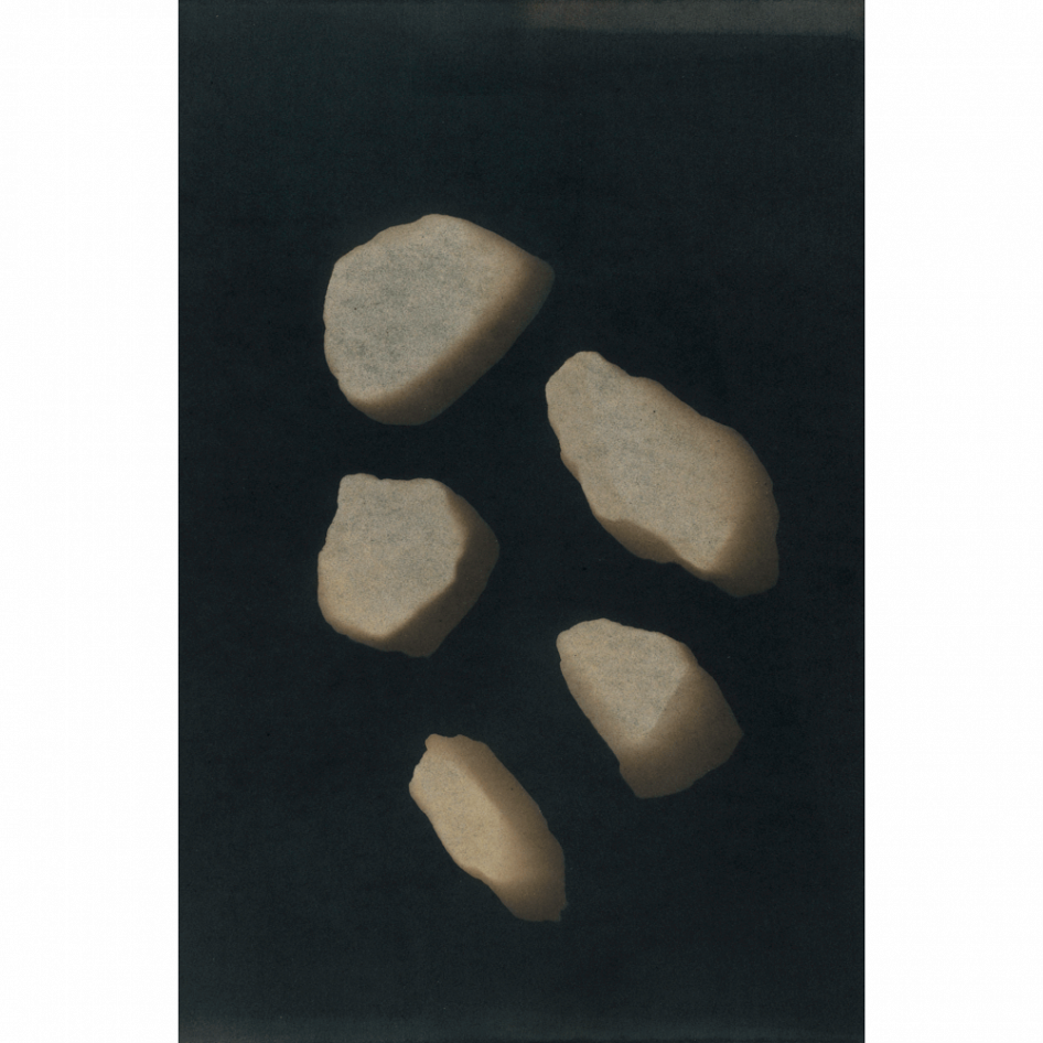 "Lapis Nubes II", cyonotype by Swedish artist Cecilia Ömalm at ed. art