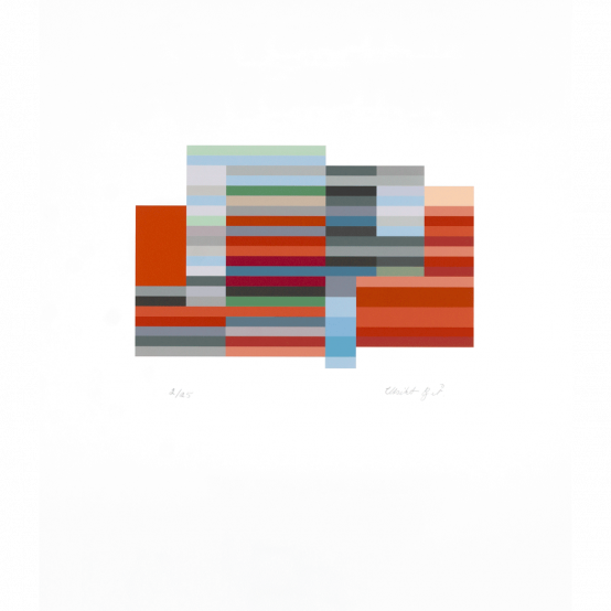 "Utsikt 3" a digital pigment print by Swedish artist Gudrun Åsling at ed. art