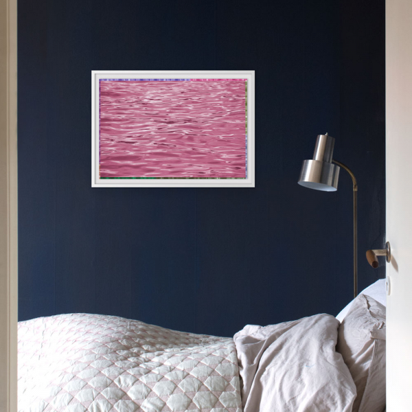 Digitalt pigmenttryck "Okänt, rosa" av svenska konstnären Ann Frössen hos ed. art