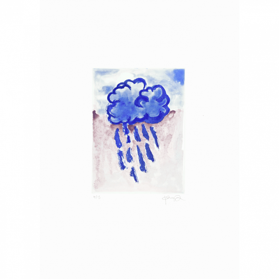 "Happy Cloud ed. 4/13", etsning av konstnär Patrick Wagner hos ed. art