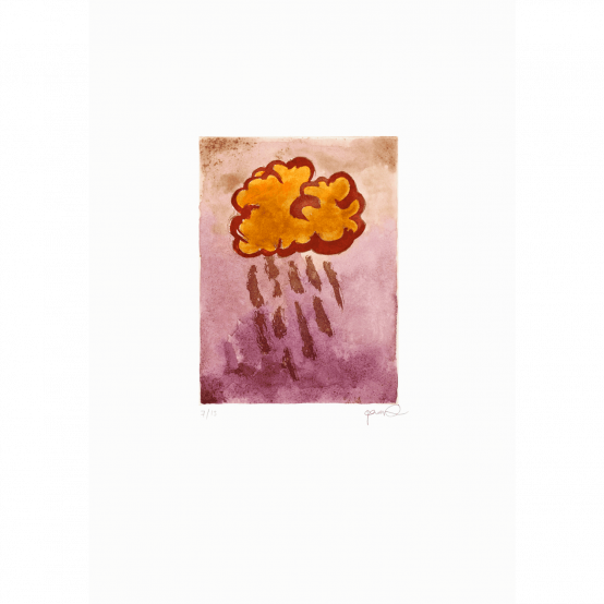 "Happy Cloud" etsning av konstnär Patrick Wagner hos ed. art