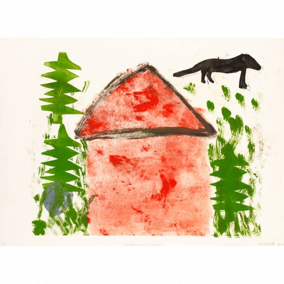 Det röda huset i skogen